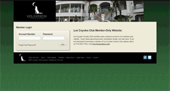 Desktop Screenshot of member.loscoyotescc.com