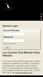 Mobile Screenshot of member.loscoyotescc.com
